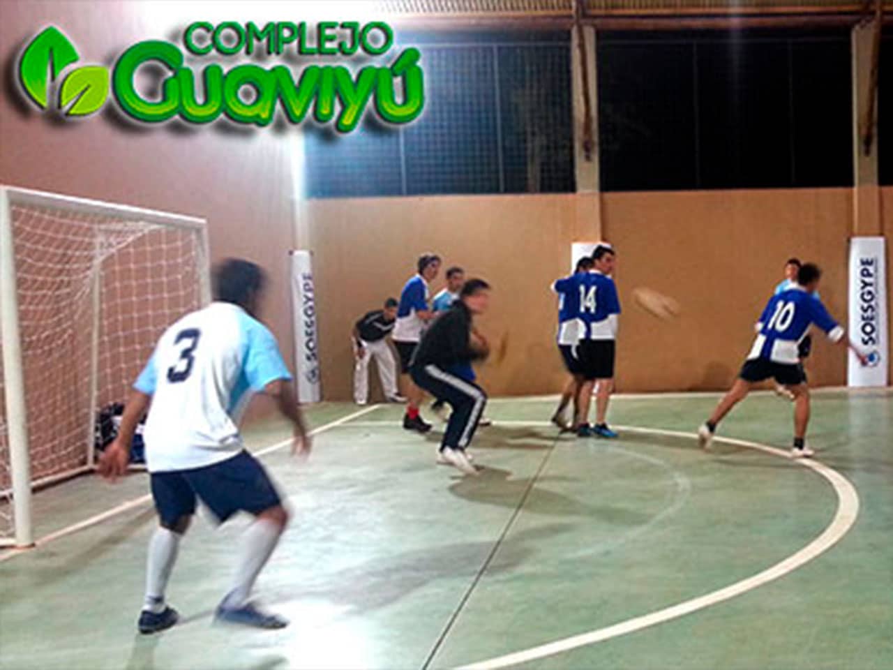 Estacioneros del SOESGyPE Misiones estrenan complejo con campeonato de fútbol 5 en GUAVIYU